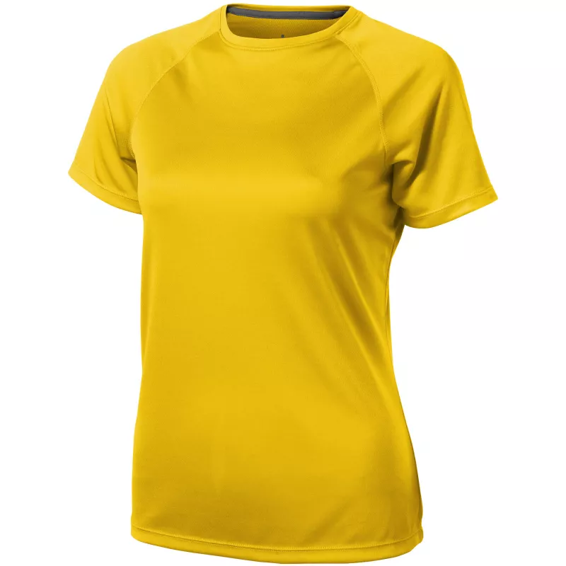 Damski T-shirt Niagara z krótkim rękawem z dzianiny Cool Fit odprowadzającej wilgoć - Żółty (39011-YELLOW)