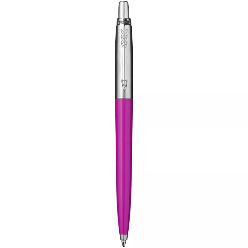 Długopis PARKER JOTTER z czarnym wkładem - Magenta-Srebrny (10647505)