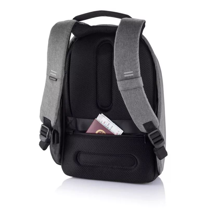 Bobby Hero Small plecak chroniący przed kieszonkowcami - szary (P705.702)