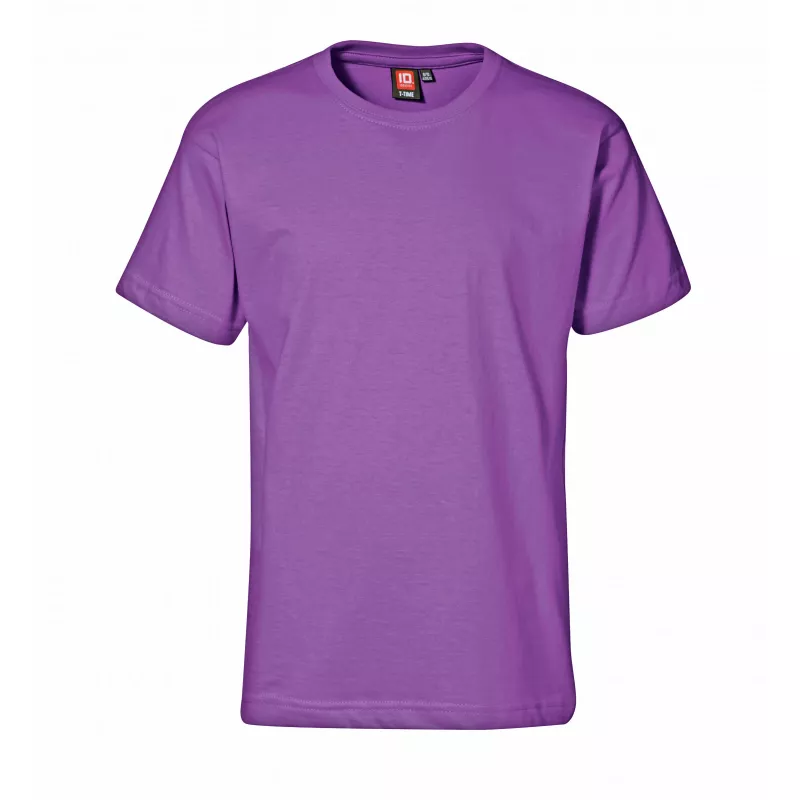 Koszulka bawełniana 175 g/m² ID T-TIME® 40510 - DZIECIĘCA - Purple (40510-PURPLE)