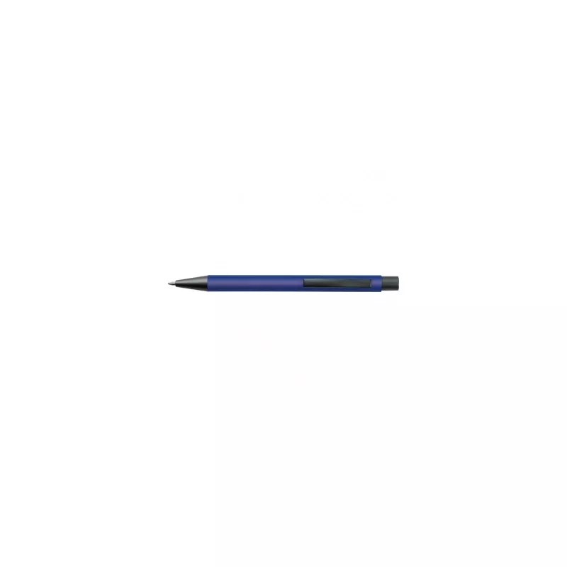 Długopis reklamowy plastikowy z metalowym klipem - niebieski (1094504)