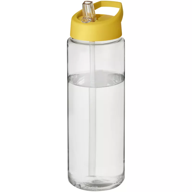 Bidon H2O Vibe o pojemności 850 ml z wieczkiem z dzióbkiem - Przezroczysty-Żółty (21009616)
