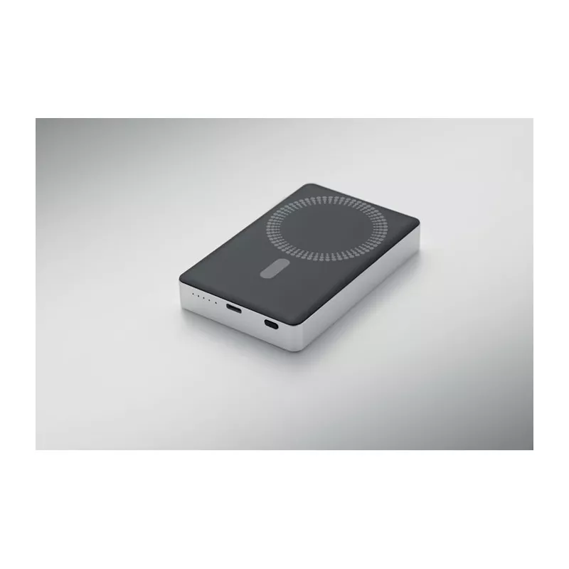 Powerbank bezprzewodowy 10 000 mAh 15W POWERMAG - Srebrny (MO2957-14)
