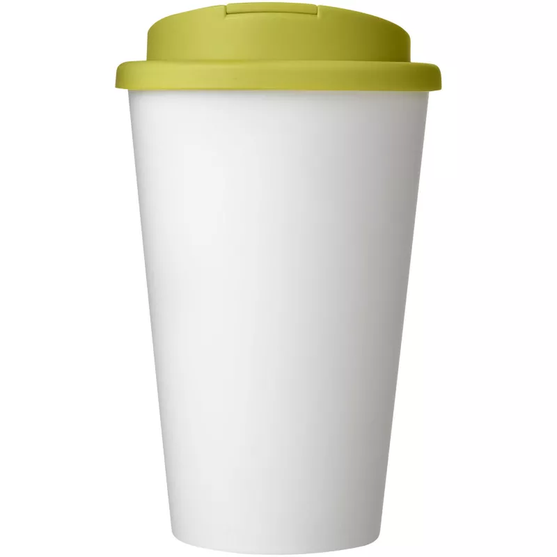Americano® 350 ml tumbler with spill-proof lid - Biały-Limonka (21069505)