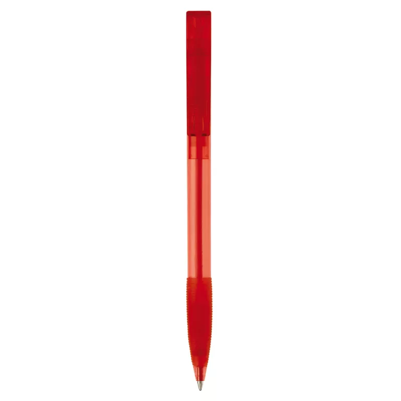 Transparentny długopis Nash - czerwony transparentny (LT80802-N0421)
