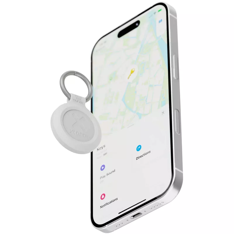 Xtorm XTAG2A0 wodoodporna zawieszka podróżna - Ash white melange (12447802)