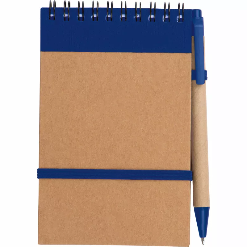 Notatnik z długopisem - niebieski (2049704)