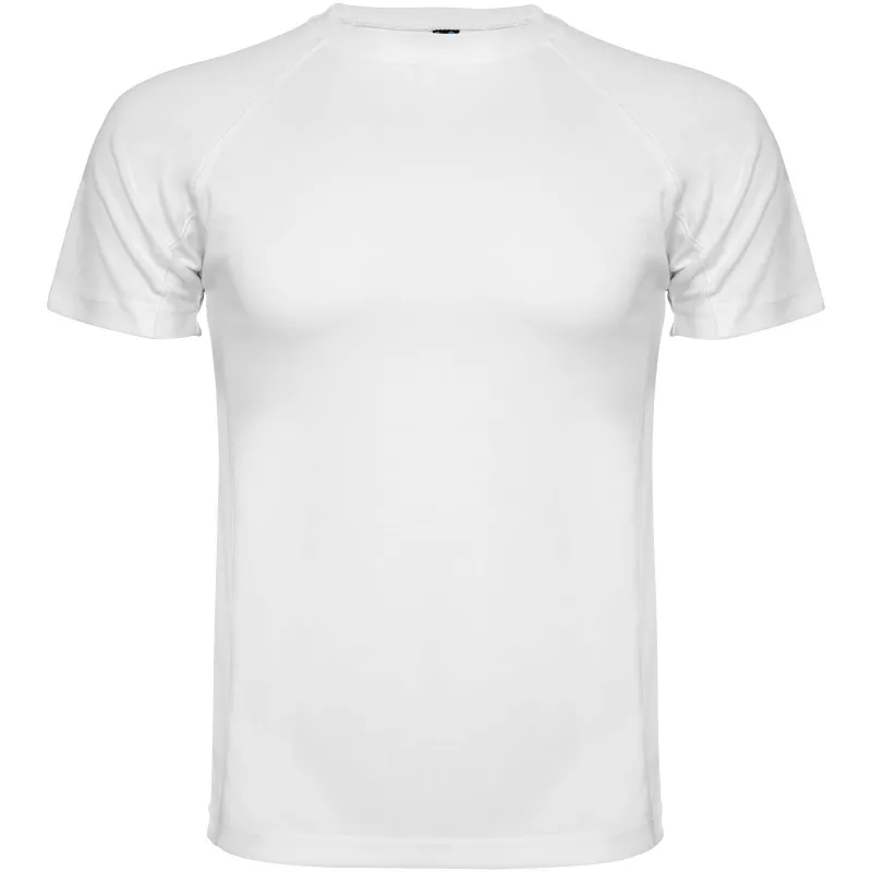 Montecarlo sportowa koszulka dziecięca z krótkim rękawem - Biały (K0425-WHITE)