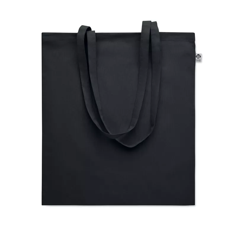 Torba na zakupy z bawełny organicznej 180 g/m² ONEL - Czarny (MO6711-03)