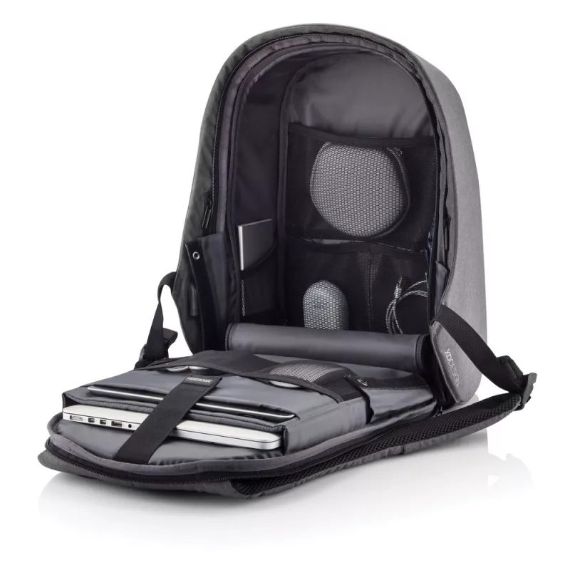 Bobby Hero Small plecak chroniący przed kieszonkowcami - szary (P705.702)