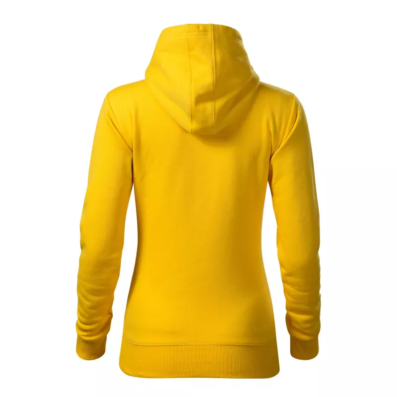Damska bluza z kapturem typu kangurek  320 g/m² CAPE 414 - Żółty (ADLER414-żółTY)