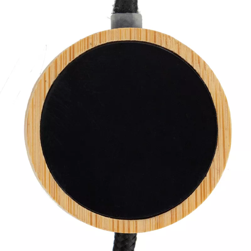 Długi drewniany kabel 4w1 z podświetlanym logo - beżowy (EG059813)