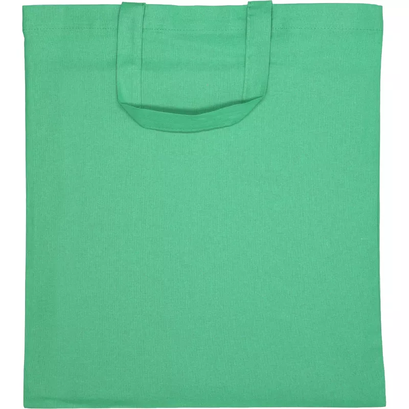 Torba bawełniana z krótkim uchem 140 g/m2 MARSHALL - zielony (6068009)