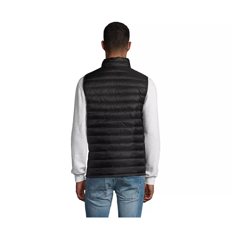 Kamizelka puchowa męska Sol's WILSON BW MEN - Czarny (S02889-BK)
