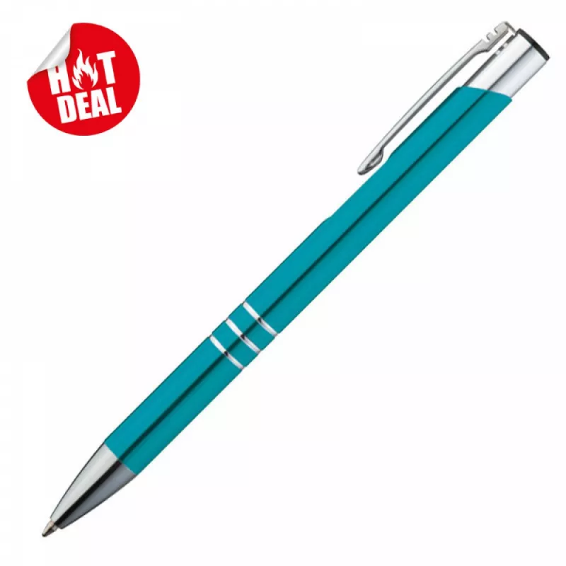 Długopis metalowy anodyzowany - turkusowy (1333914)