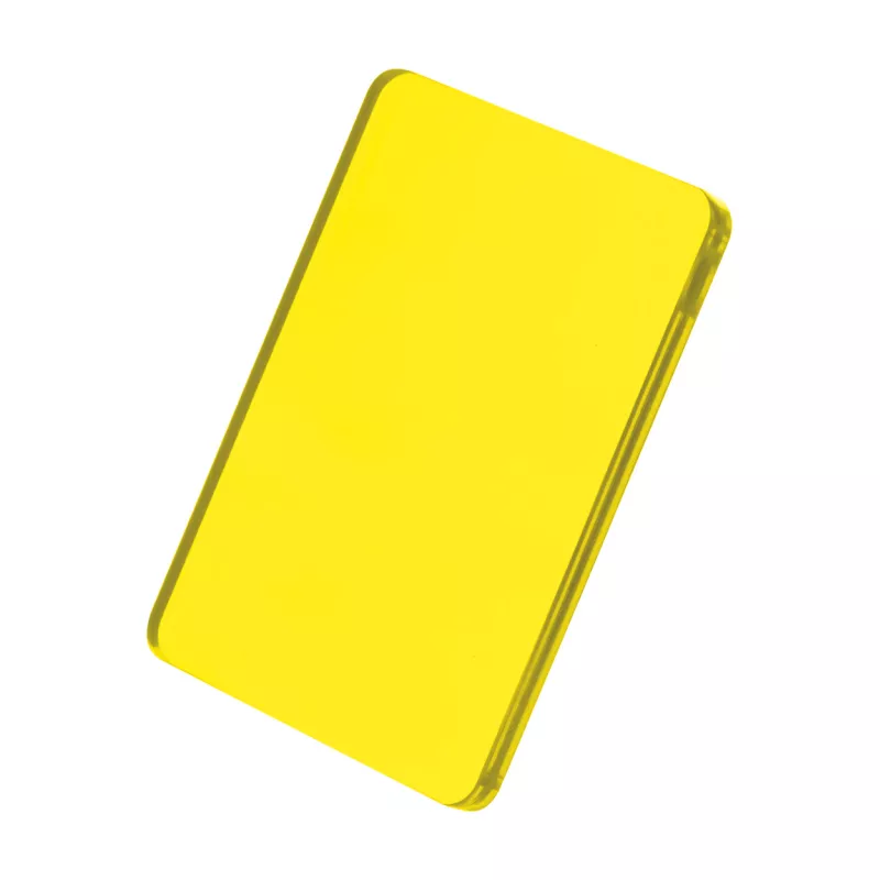 Brelok o dowolnym kształcie CreaFob - transparentny żółty (AP718119-02T)