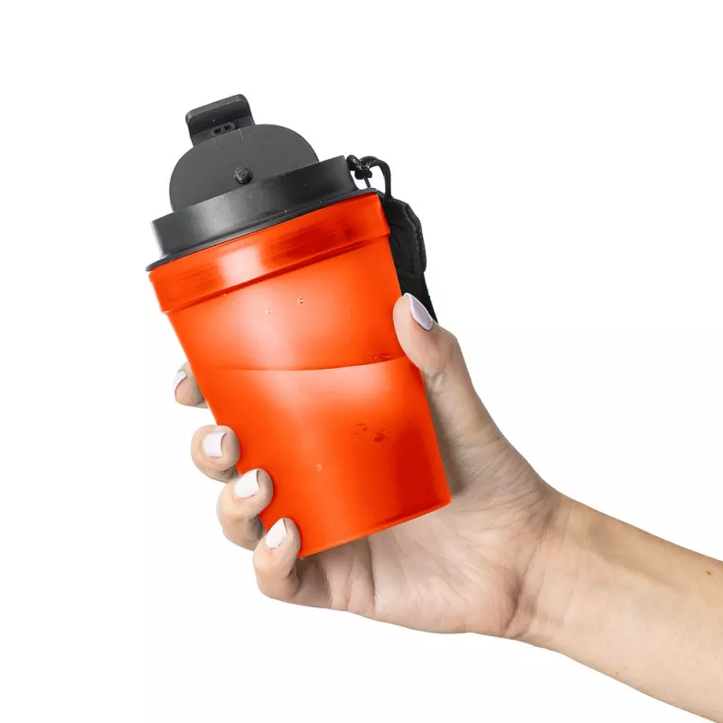 Kubek podróżny 350 ml - pomarańczowy (VB287-07)