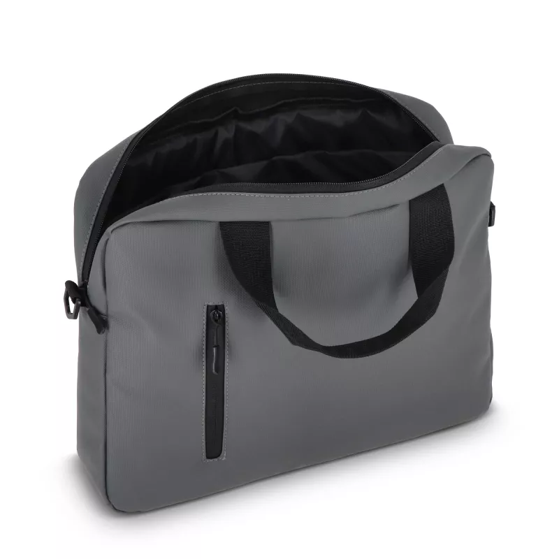 Torba na laptopa PU SoMa Messenger Bag 28 x 38 x 5 cm - szary (LT95341-N0061)