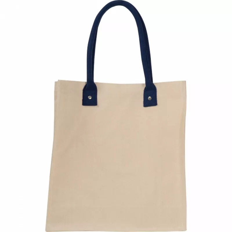 Torba płócienna z długimi uszami 320 g/m2 RODOLFO - granatowy (6521844)