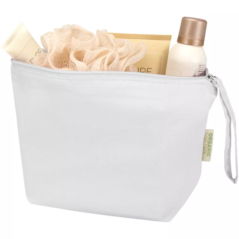 Odisha duża organiczna saszetka z certyfikatem OCS na akcesoria o gramaturze 180 g/m², 3 l  - Biały (12078501)