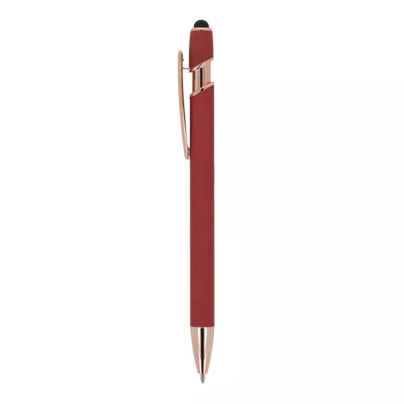 Ballpen Paris Deluxe Metal Rubberised - ciemnoczerwony (LT87783-N0020)