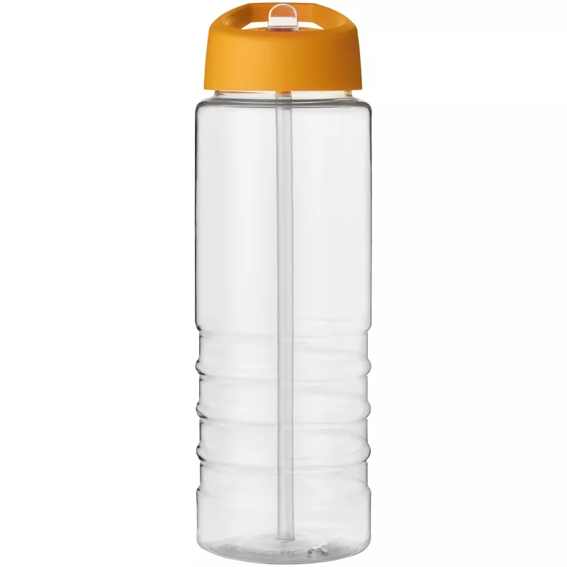 Bidon H2O Treble o pojemności 750 ml z wieczkiem z dzióbkiem - Pomarańczowy-Przezroczysty (21087709)