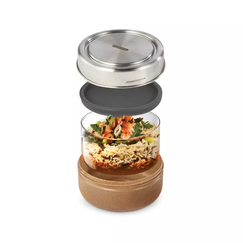 Lunchbox, pudełko śniadaniowe 750 ml Black+Blum - brązowy (P439.0409)