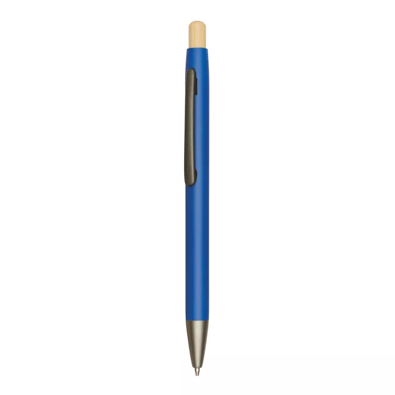 Długopis aluminiowy BAMBOO PUSHER - niebieski (56-1102254)
