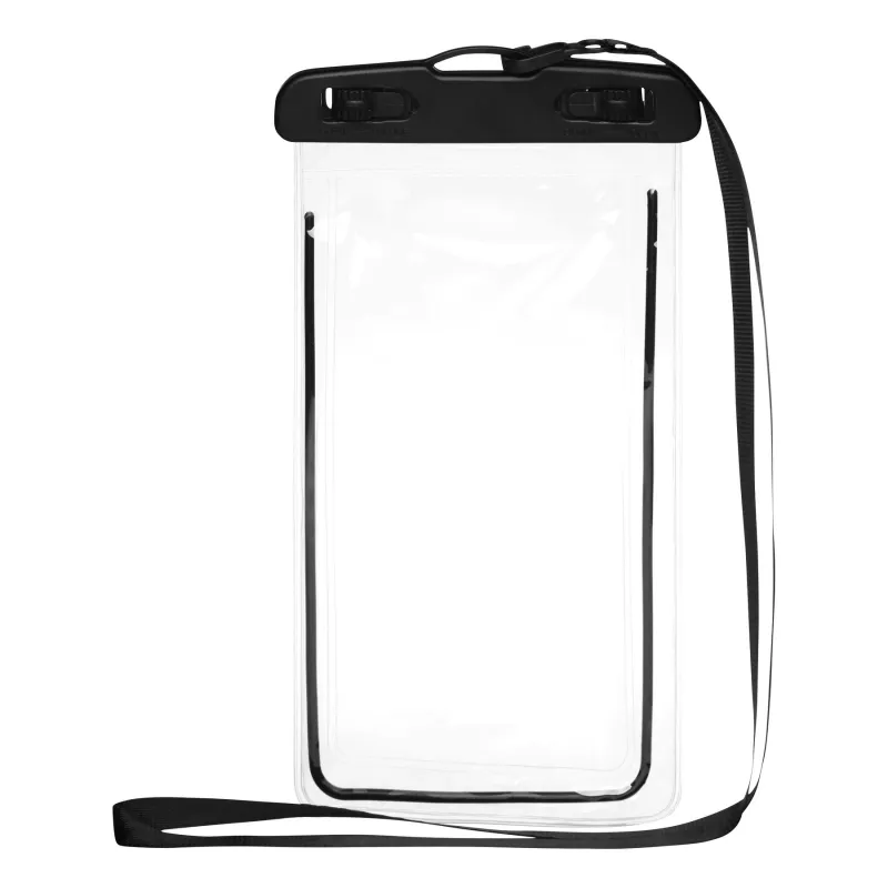 Torebka na telefon DIVER - czarny, transparentny (56-0404925)
