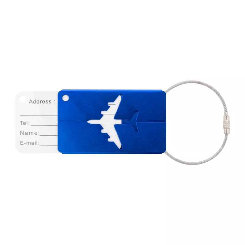 Zawieszka na bagaż Orlando - niebieski (AP808121-06)