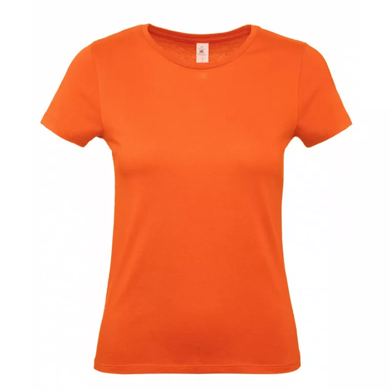 Damska koszulka reklamowa 145 g/m² B&C #E150 / WOMEN - Orange (235) (TW02T/E150-ORANGE)