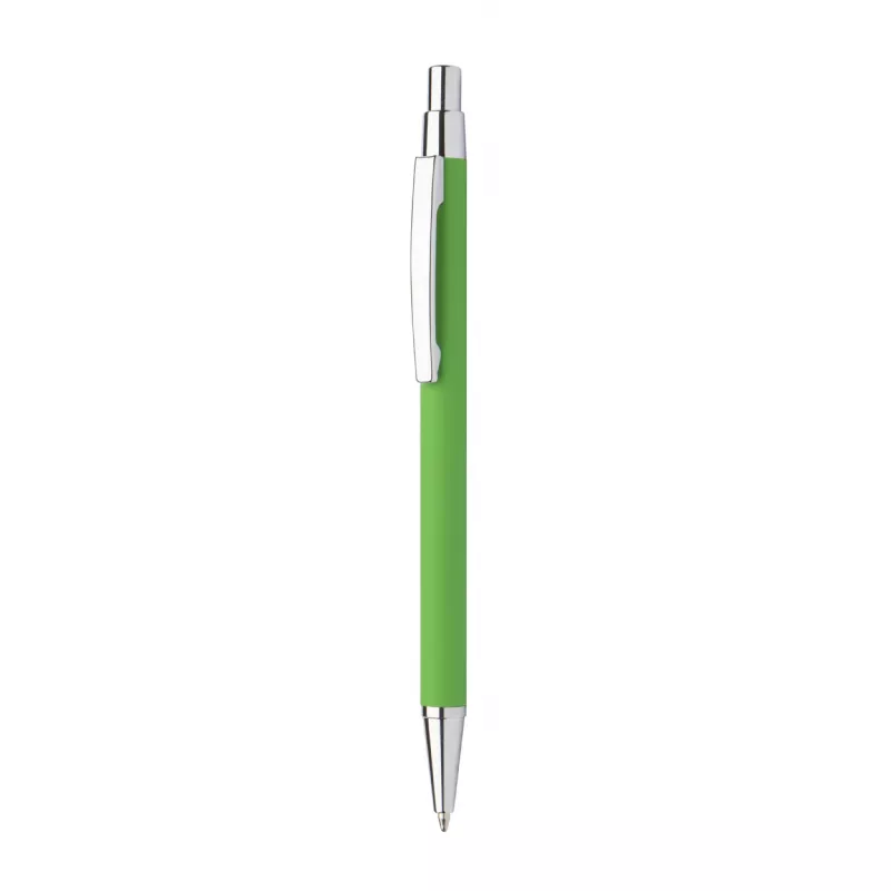 Długopis metalowy z lustrzanym grawerem Chromy - zielony (AP845173-07)