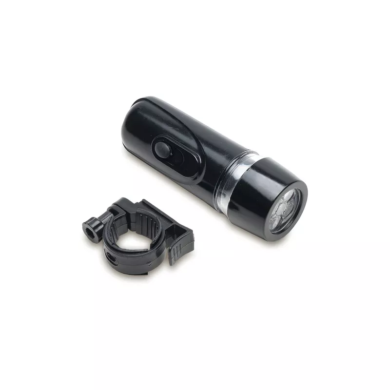 Zestaw lampek rowerowych - czarny (R17848.02)