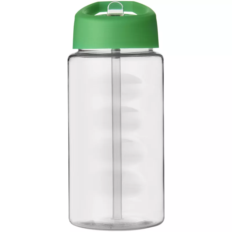 Bidon H2O Bop o pojemności 500 ml z wieczkiem z dzióbkiem - Przezroczysty-Zielony (21088302)