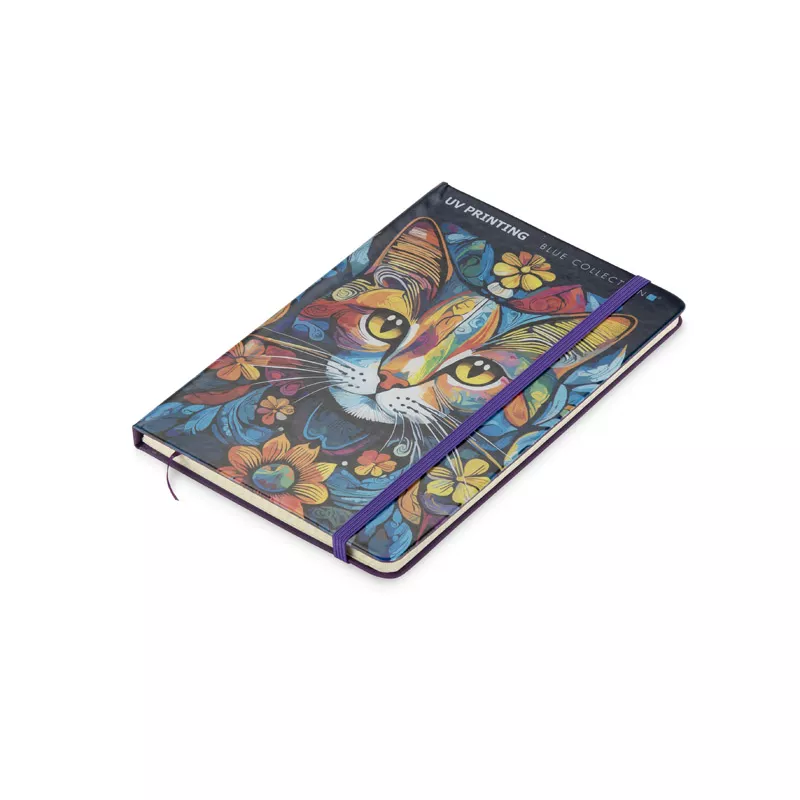 Notes 70 kartek w kratkę rVITAL A5 - fioletowy (18225-10)