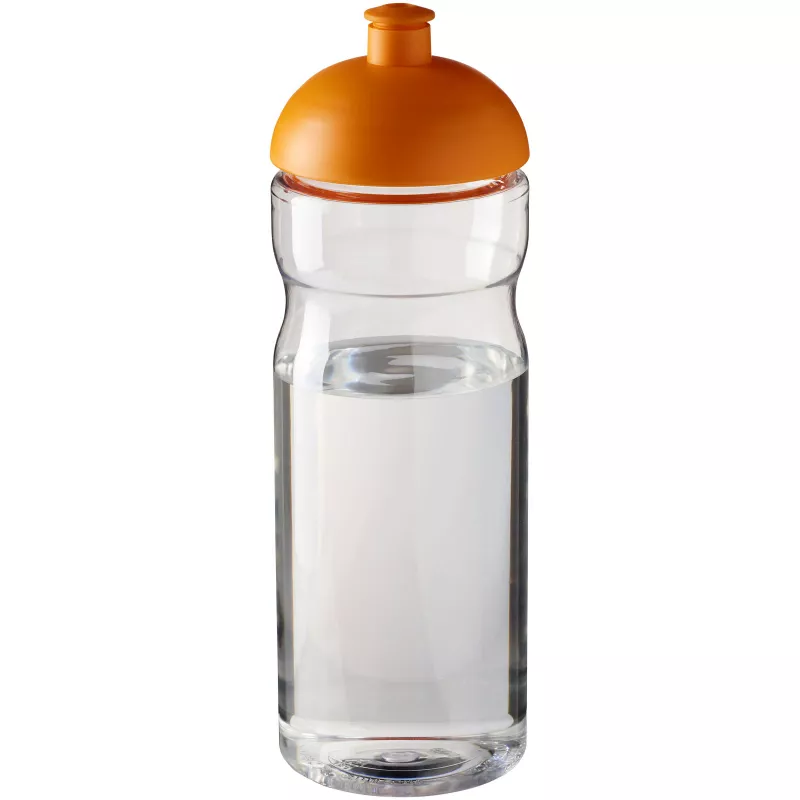 Bidon H2O Base® o pojemności 650 ml z wypukłym wieczkiem - Pomarańczowy-Przezroczysty (21004707)