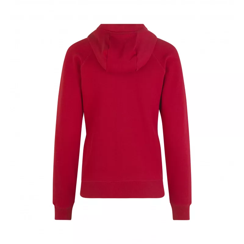 Bluza damska z kapturem ID CORE/zip 0639 300 g/m² - Red (0639-RED)