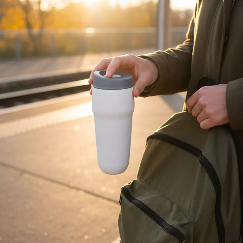 Kubek termiczny 400 ml Air Gifts | Niram - błękitny (VA095-23)