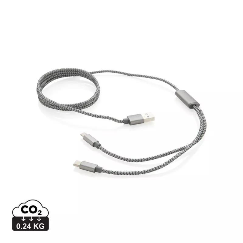 Kabel do ładowania 3 w 1 - szary (P302.232)