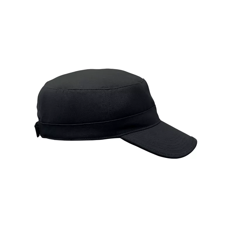 Czapka wojskowa bawełniana 260 g/m² FIELD - Czarny (MO2867-03)