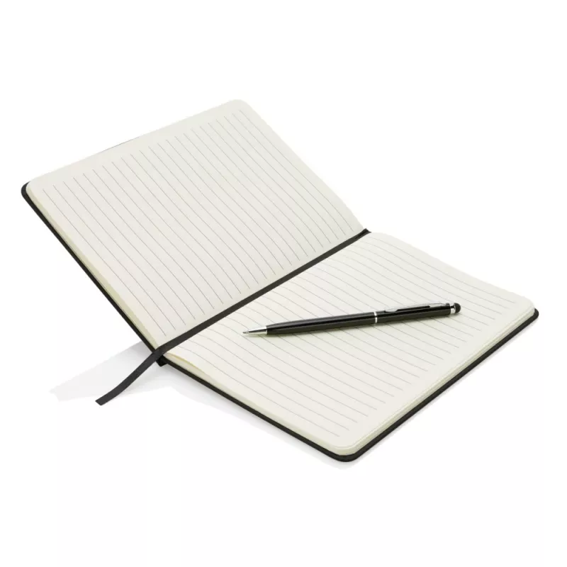 Notatnik A5 Deluxe, touch pen - czarny (P773.311)