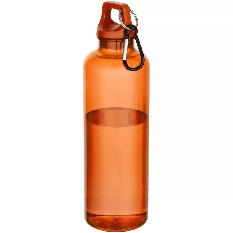 Oregon butelka na wodę o pojemności 750 ml z karabińczykiem wykonana z tworzyw sztucznych pochodzących z recyklingu z certyfikatem RCS - Pomarańczowy (10087731)