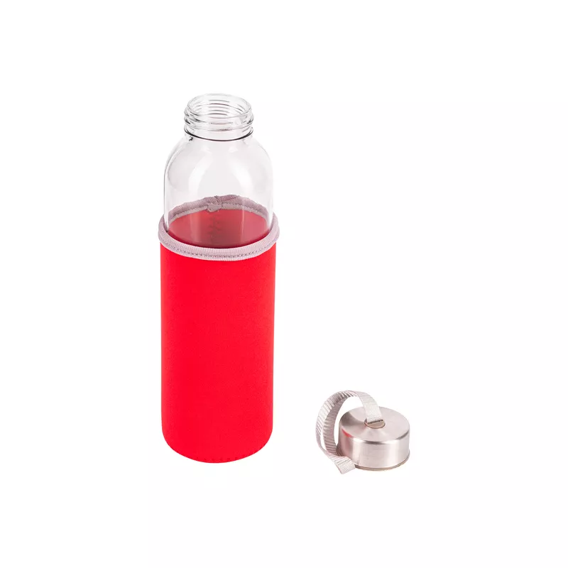 Szklana butelka Vim 500 ml - czerwony (R08276.08)