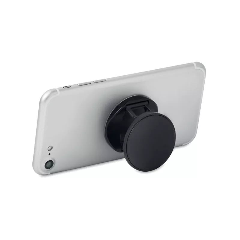 Uchwyt na telefon okrągły składany DOT - Czarny (MO9760-03)