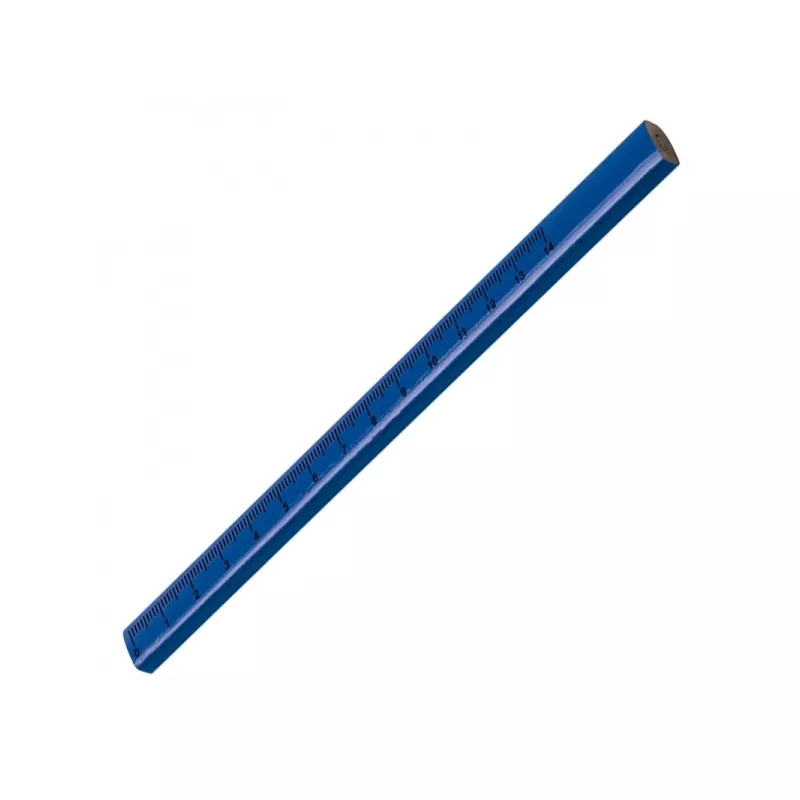 Ołówek stolarski 17,8 cm z miarką EISENSTADT - niebieski (089604)