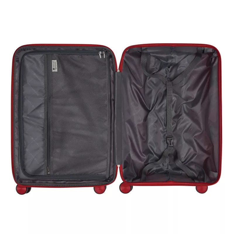 Zestaw walizek - czerwony (56-2210032)