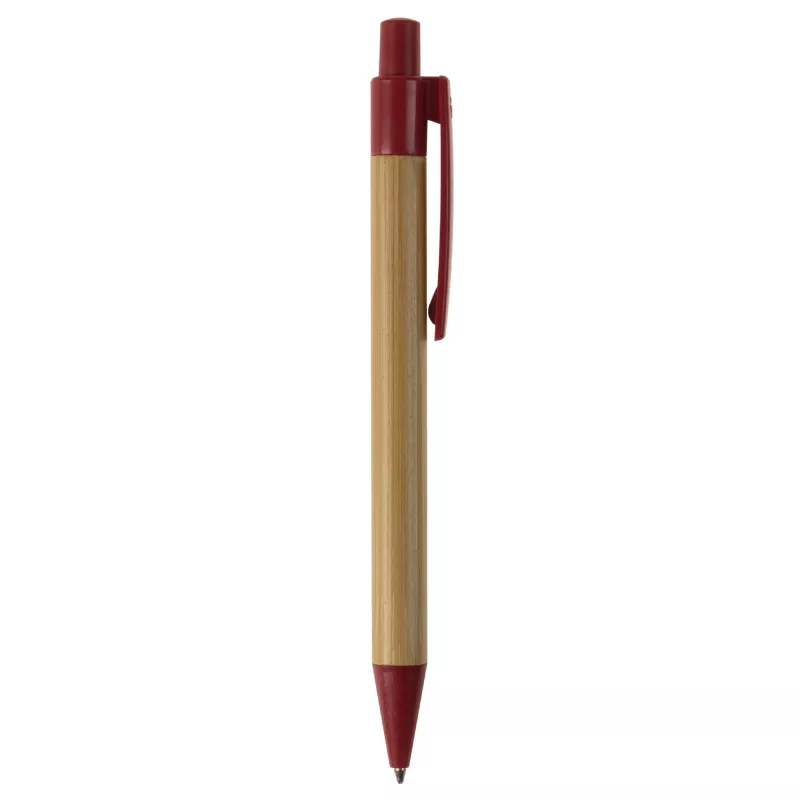 Długopis bambusowo-słomkowy - ciemnoczerwony (LT87284-N0020)