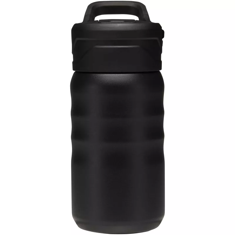 Bidon sportowy Knox o pojemności 350 ml, wykonana ze stali nierdzewnej z podwójnymi ściankami i materiału pochodzącego z recy - Czarny (10095290)