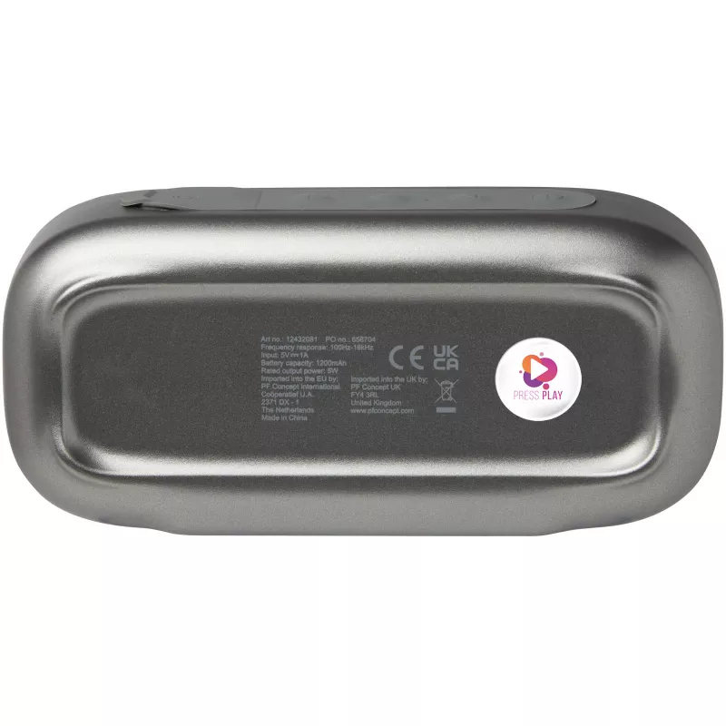 Głośnik reklamowy 5W Bluetooth® STARK  2.0 - Czarny-Srebrny (12432081)