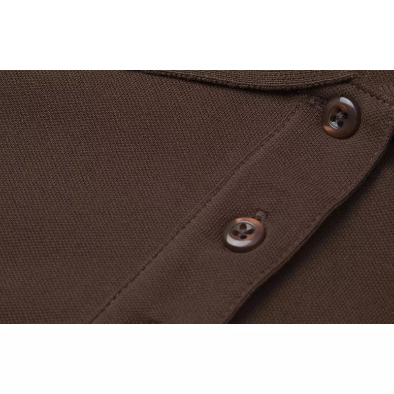 Koszulka bawełniana damska 210 g/m² ID Polo/stretch 527 - Mocca (0527-MOCCA)